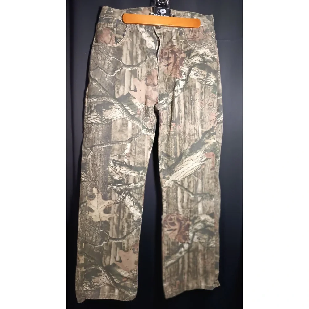 Mossy Oak Infinity Camo Pants Mens 34/30 Camouflage Jeans Retro Hunting